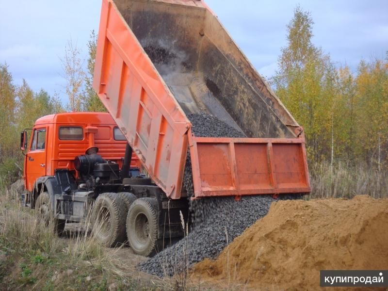 Щебень Песок Торф Чернозём Грунт Асфальтовая крошка Перегной в Троицке