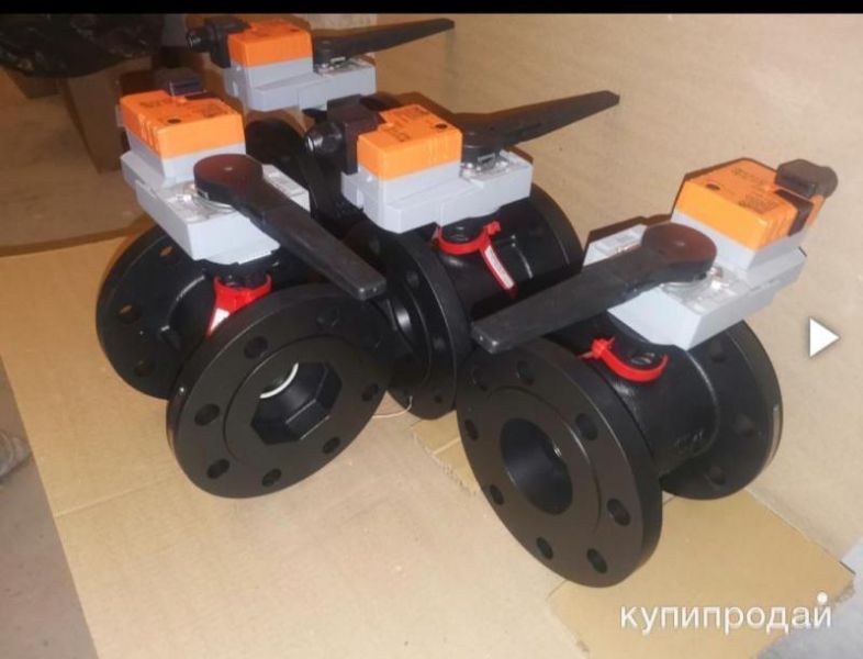 Продаю регулирующие шаровые краны Belimo R6080W100-S8. DN 80 с приводами SR24AX- в Москве