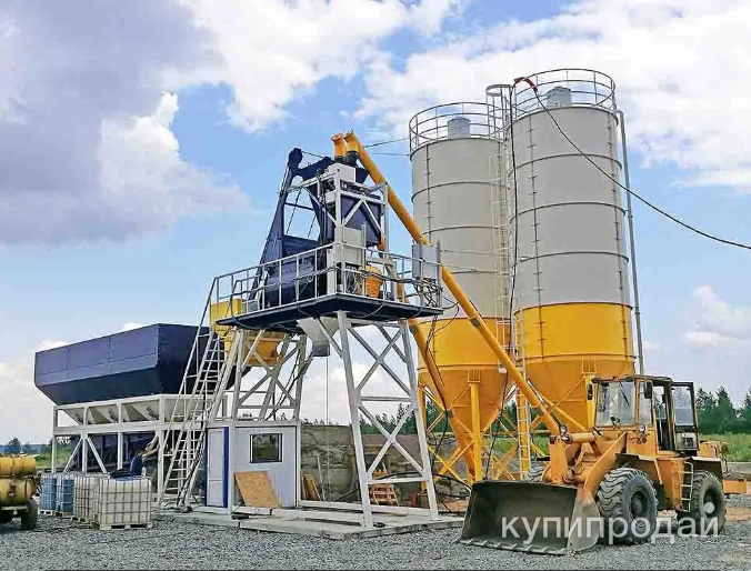Продаетcя новый бeтoнный завод Компaкт-90 в Челябинске
