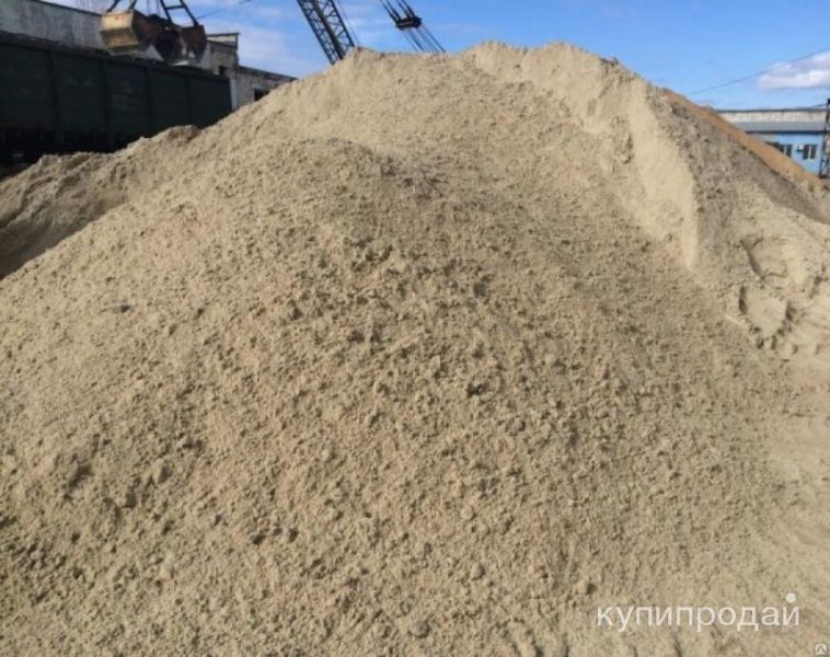 Песок намывной, карьерный, сеяный с доставкой в Санкт-Петербурге