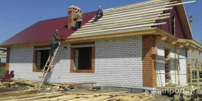 Строительная бригада в Вольгинском