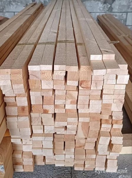 Брусок монтажный сухой не строганный 20*40*3000 мм. в Нижнем Тагиле