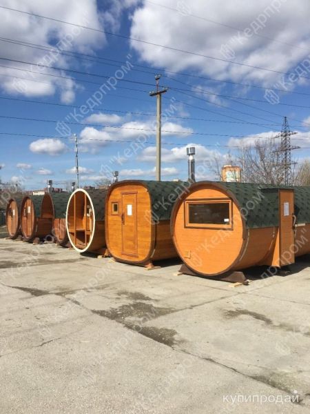 Баня бочка под ключ от производсителя в Новосибирске