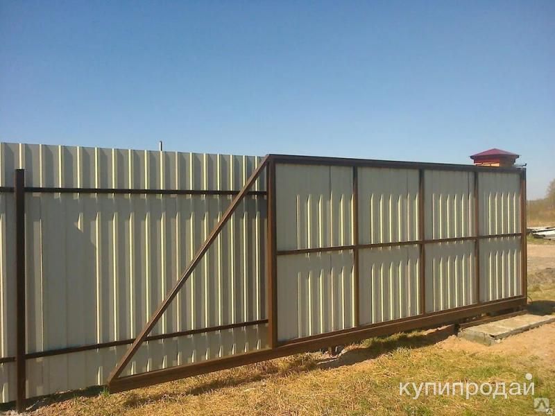 Откатные ворота под ключ в Екатеринбурге