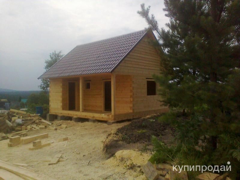 Сруб бани 5*6 из бруса 15*15 в Иркутске