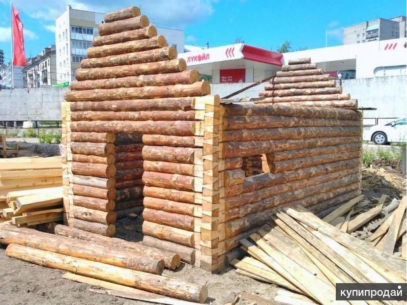 Изготовим срубы домов и бань в Уфе