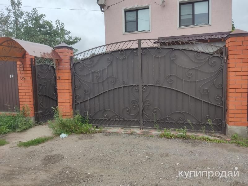 Ворота с калиткой б/у в Куровском