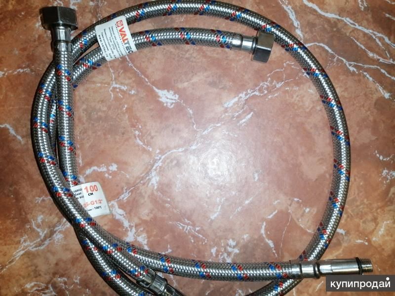 Новая Valtec гибкая подводка для смесителя. 1/2 М10 AISI 304 в Москве