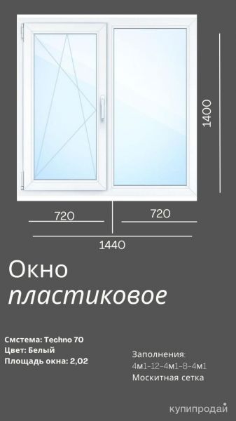 Пластиковое окно в Волжском