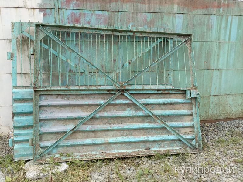 Металлические ворота в Южно-Сахалинске