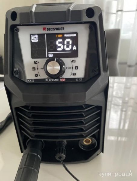 Сварочный полуавтомат DECAPOWER FLUXMIG 120, БЕЗ ГАЗА, MIG (FLUX), ММА, LIFT TIG в Туймазах