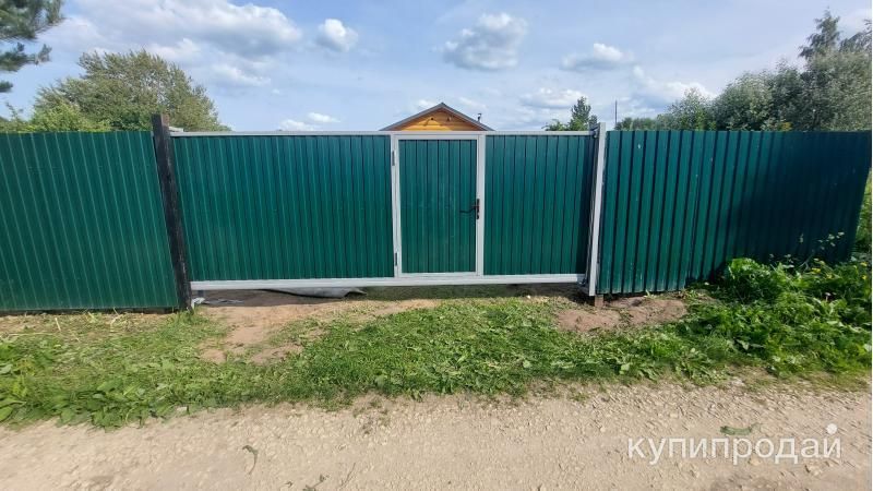 Откатные ворота в Гатчине