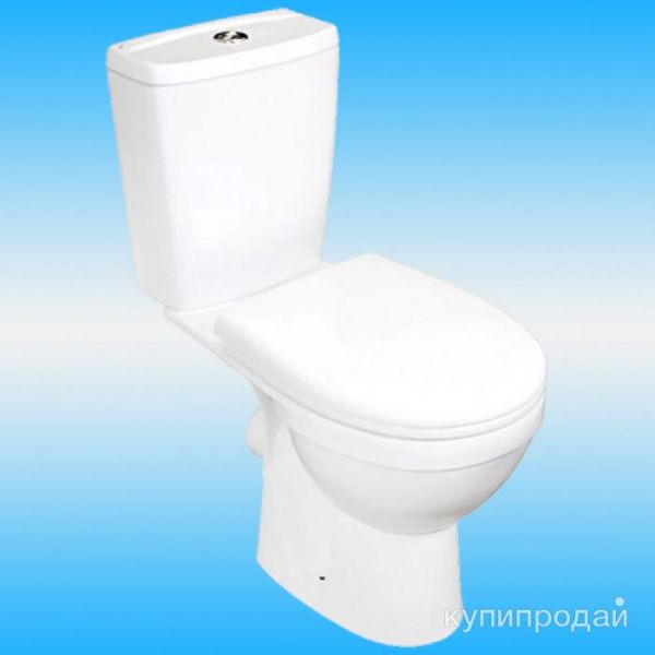 Унитаз напольный с арматурой и сиденьем новый в Боре