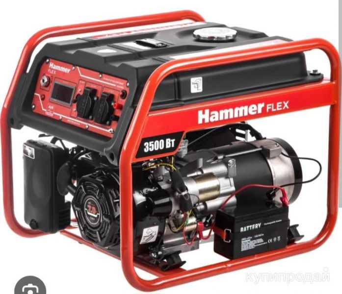 Бензиновый генератор HAMMER FLEX GN4000E в Новосибирске