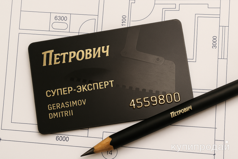 Карта Петрович Супер‑Эксперт для жителей Гатчины  стройматериалы дешевле до 20%  в Гатчине