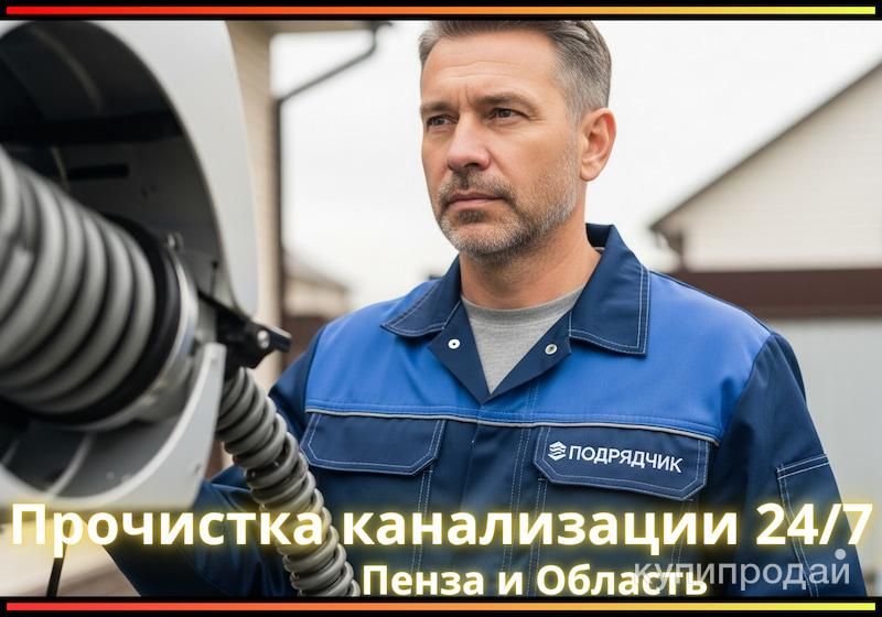 Прочистка Канализации в Пензе | Устранение Засоров | 24/7 Недорого в Пензе