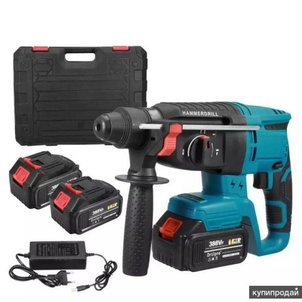 Перфоратор беспроводной Drillpro два аккумулятора в Москве